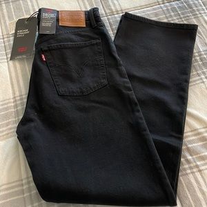 Levi’s Ribcage Straight Ankle Length Jeans Black Size 27 with 29” inseam